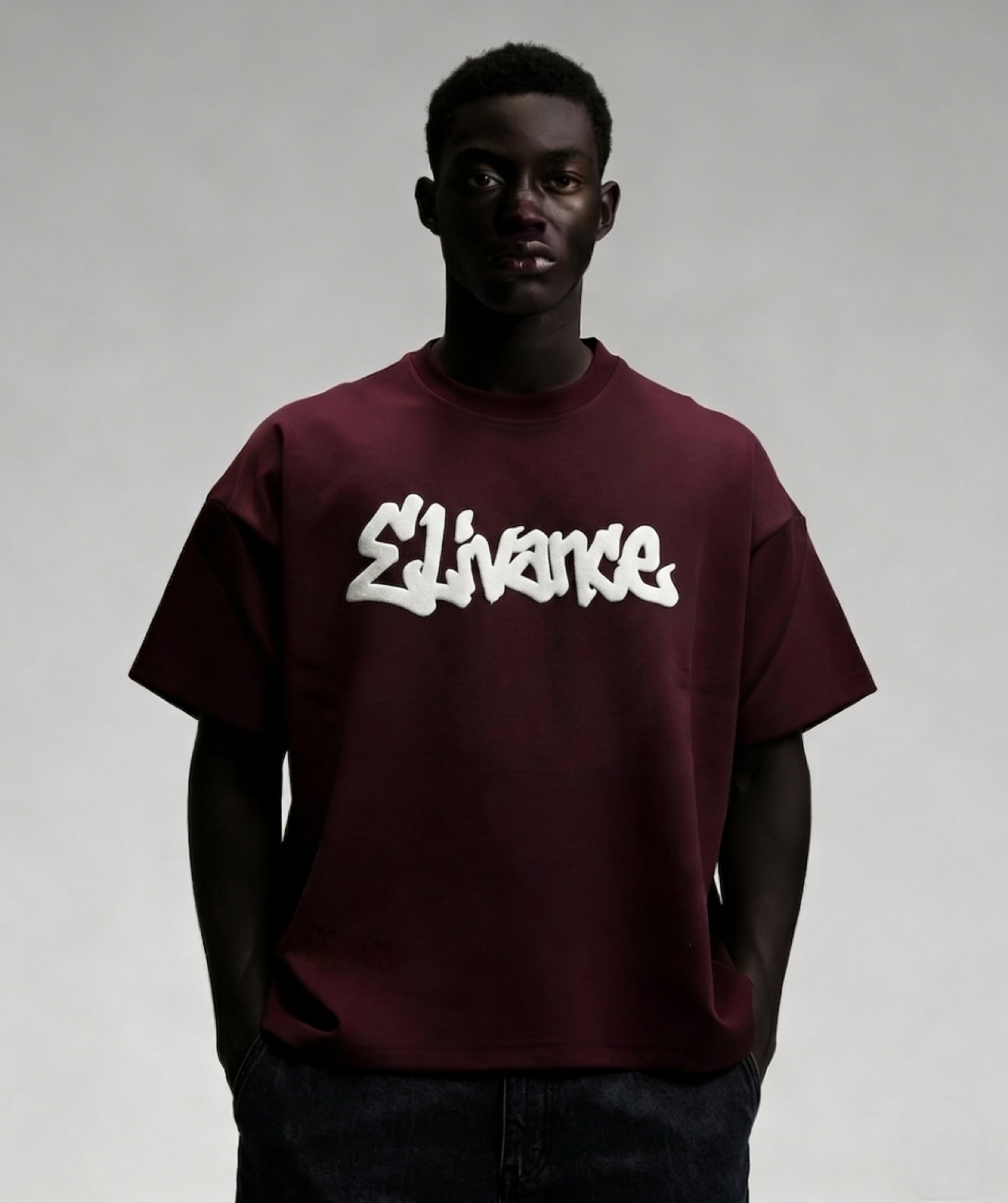 Foundation Tee - Oxblood