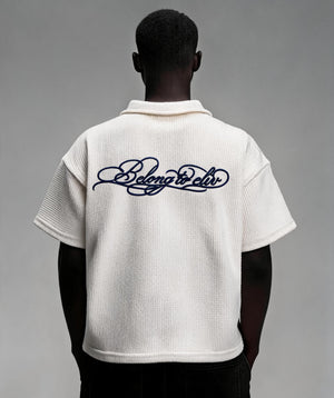 Navy Atlantic Knit Polo