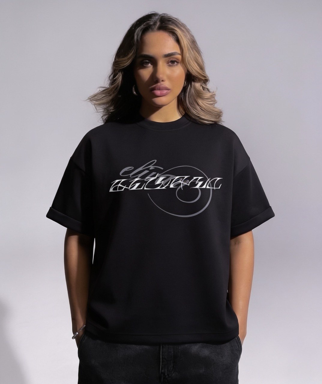 OBSIDIAN TEE - Black